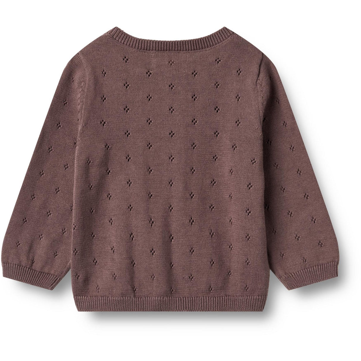 Wheat Plum Strik Cardigan Maia