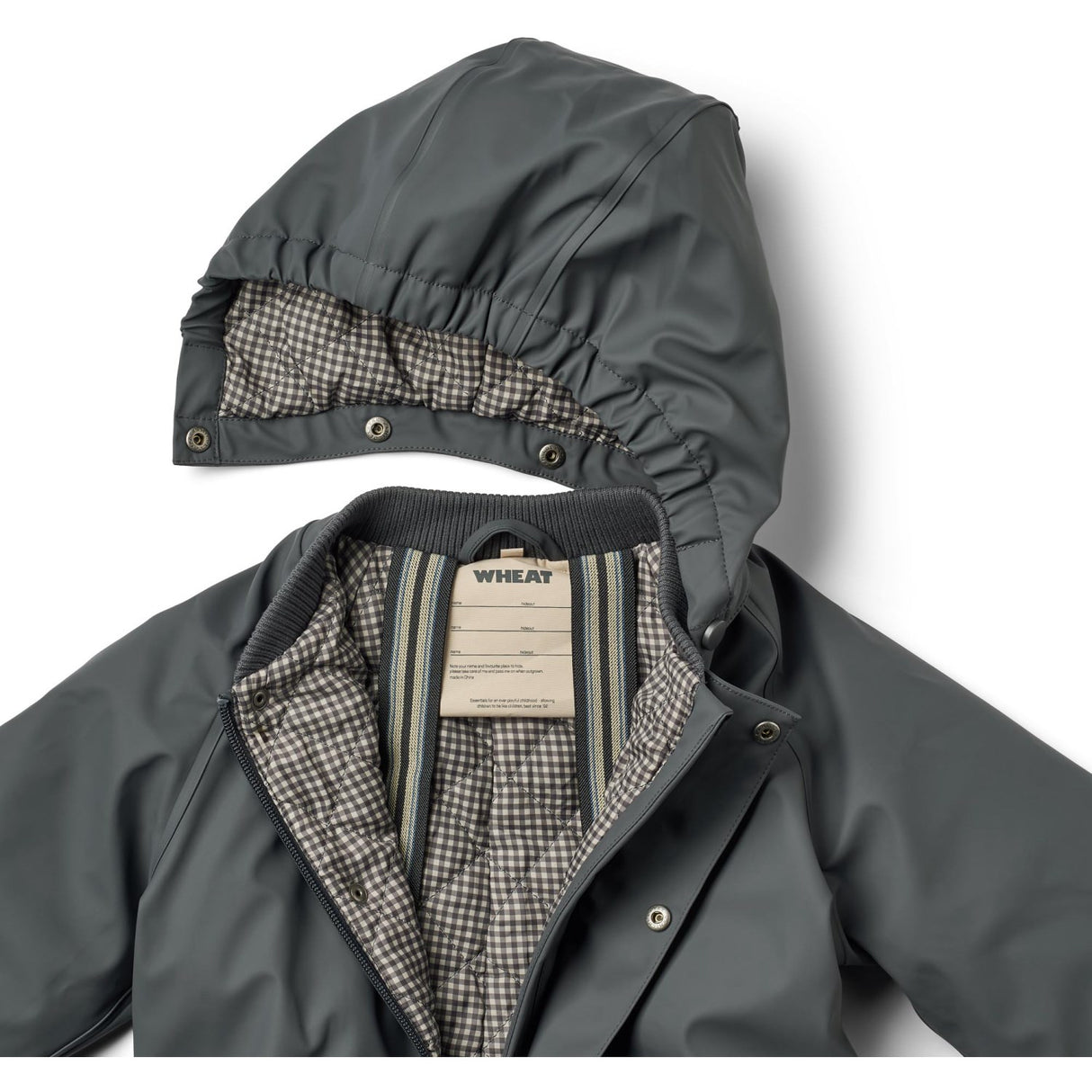 Wheat Greyblue Thermo Regndragt Aiko