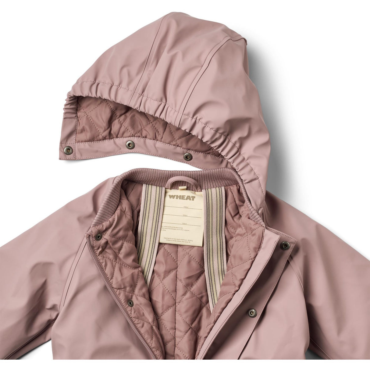 Wheat Dusty Lavender Thermo Regndragt Aiko