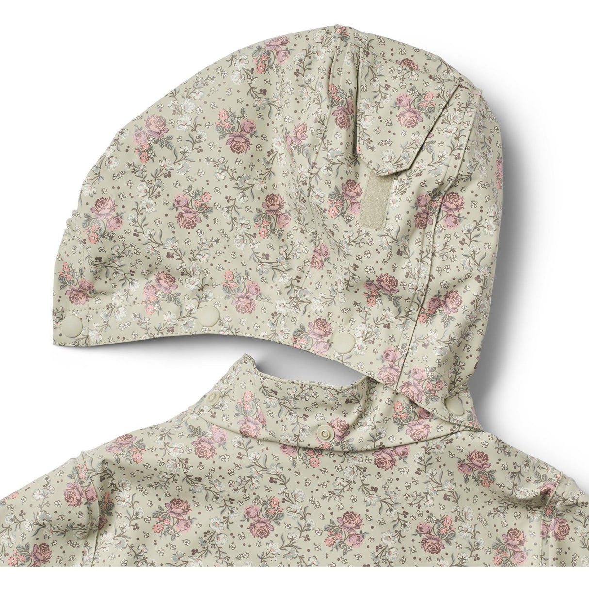 Wheat Slightly Green Flowers Regntøj Ollo Jakke