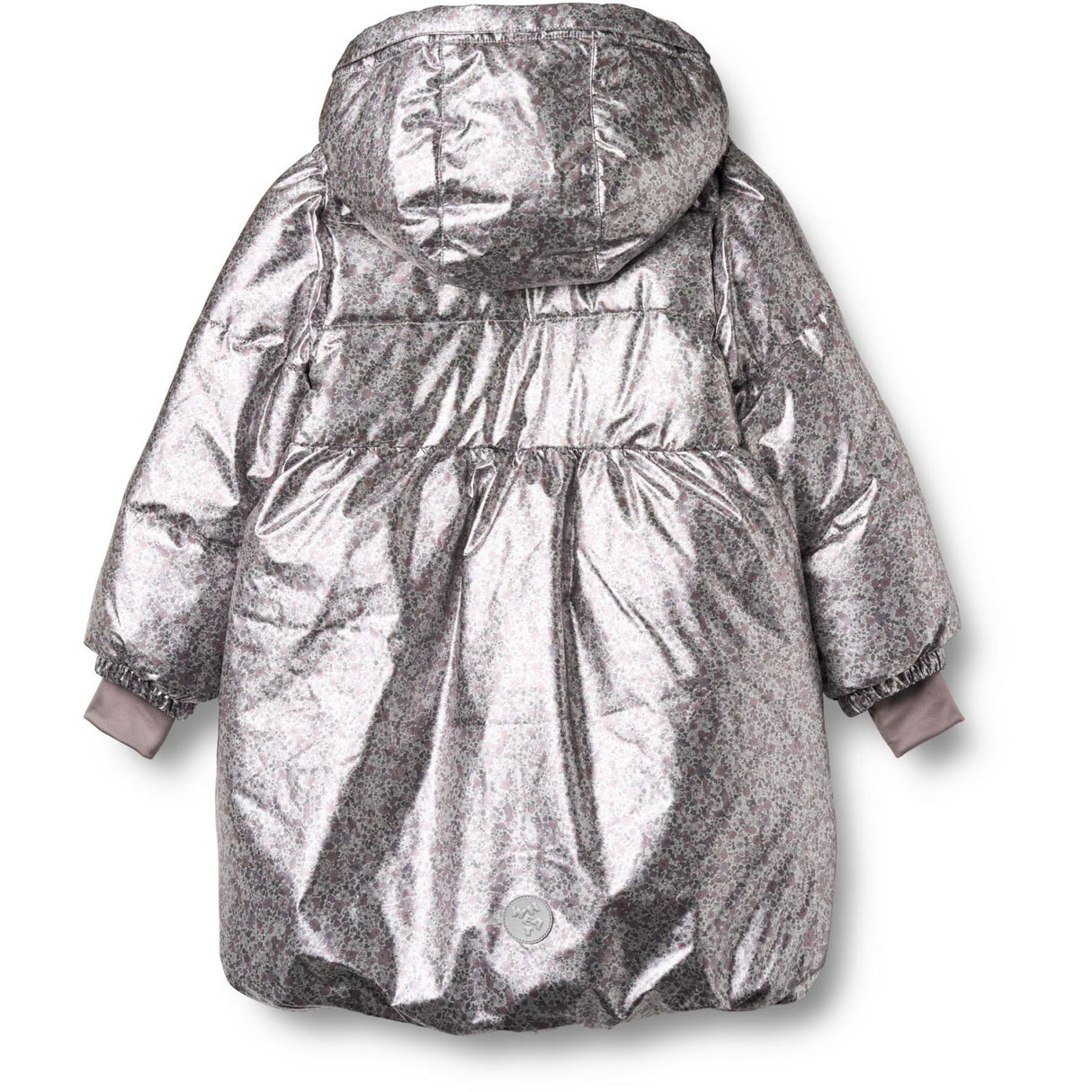 Wheat Silver Flower Meadow Puffer Frakke Luna