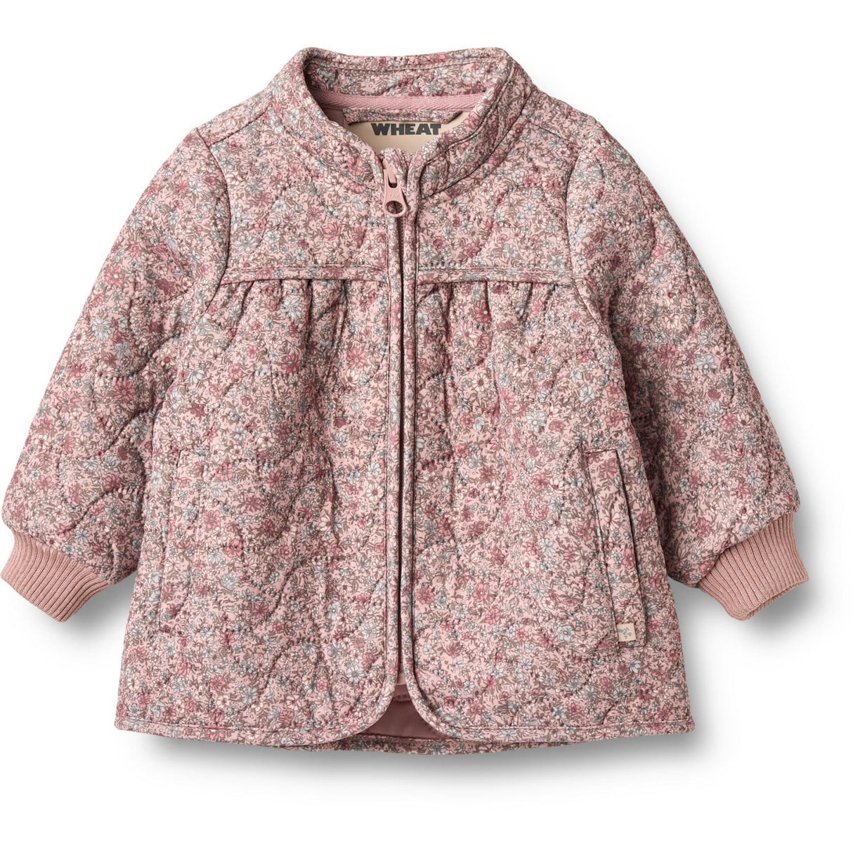 Wheat Soft Lavender Flowers Thermo Jakke Thilde