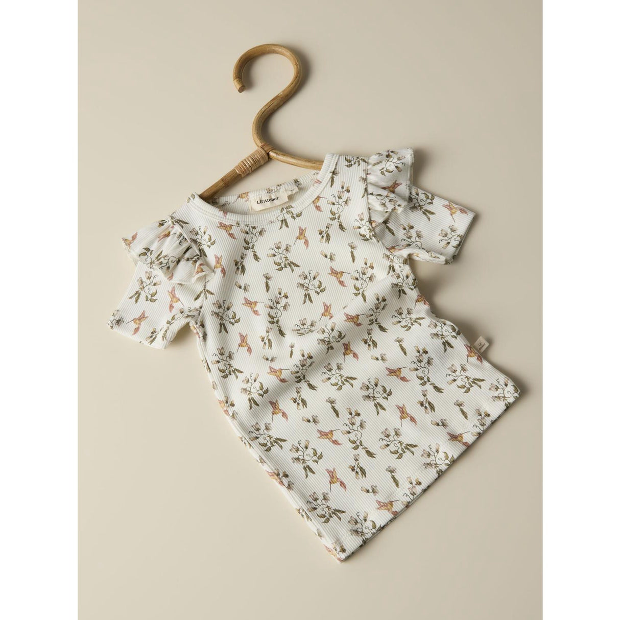 Lil'Atelier Coconut Milk Humming Bird Nmflavo Evo Ss Slim Top Lil