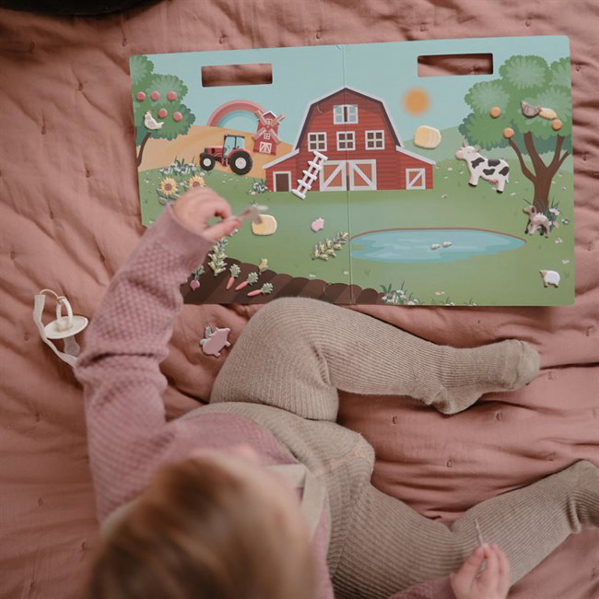 Mushie Farm Reusable Klistermærke Sæt