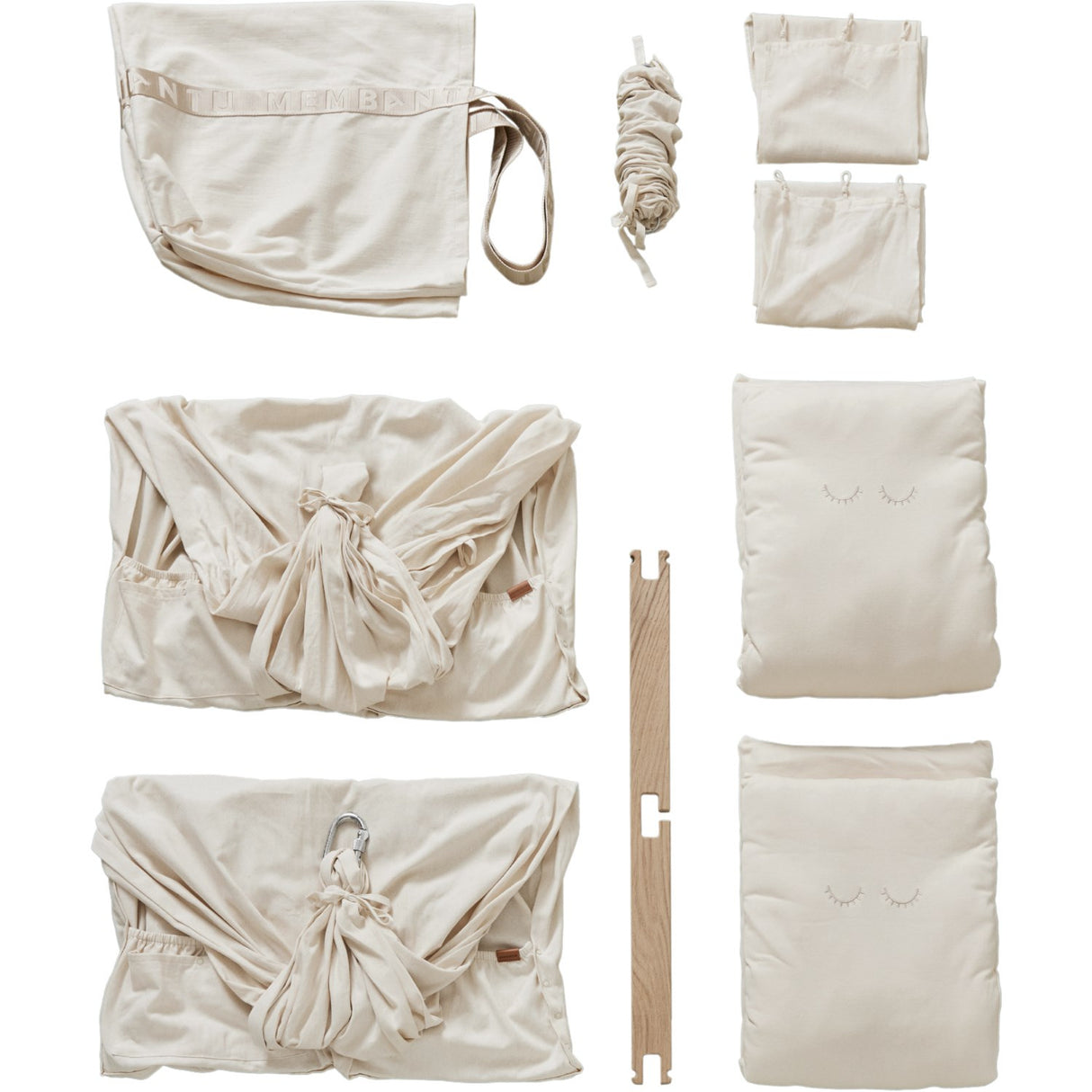 MEMBANTU Nature Organic Tvillinge Slyngevugge Premium