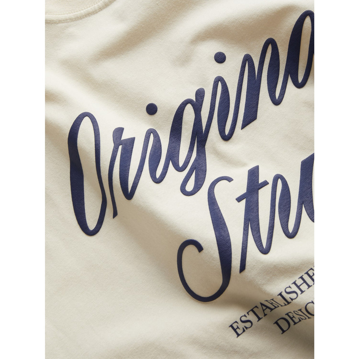 Jack & Jones Junior Antique White Jornorrebro Typo Tee Ss Crew Neck Sn Jnr