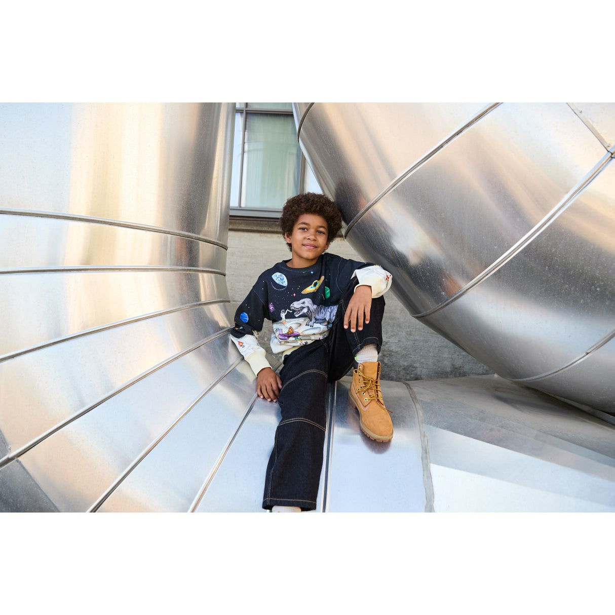 Molo Pixel Moon Mattis Sweatshirt