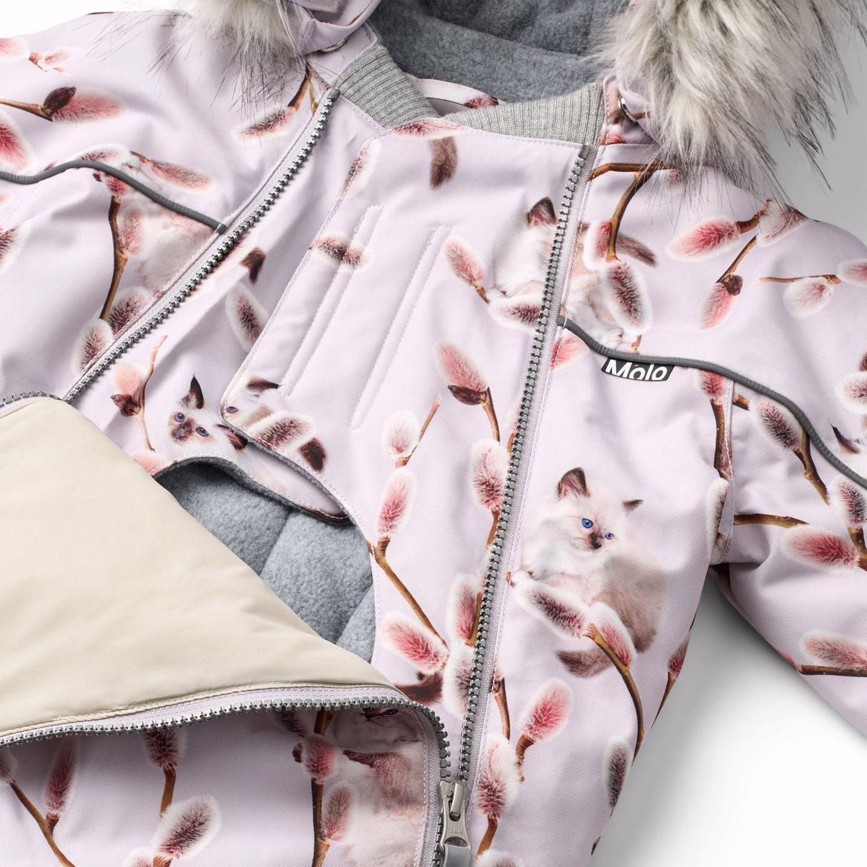 Molo Willow Kitten Pyxis Pels Baby Flyverdragt