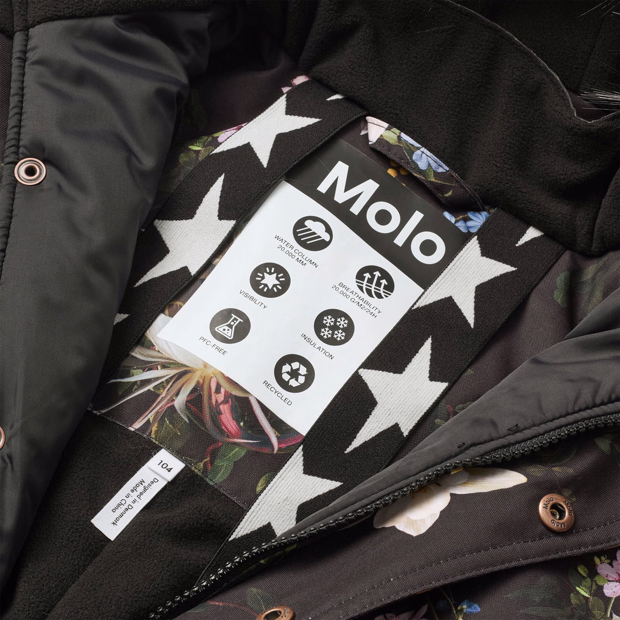 Molo Paisley Flowers Polaris Pels Junior Flyverdragt