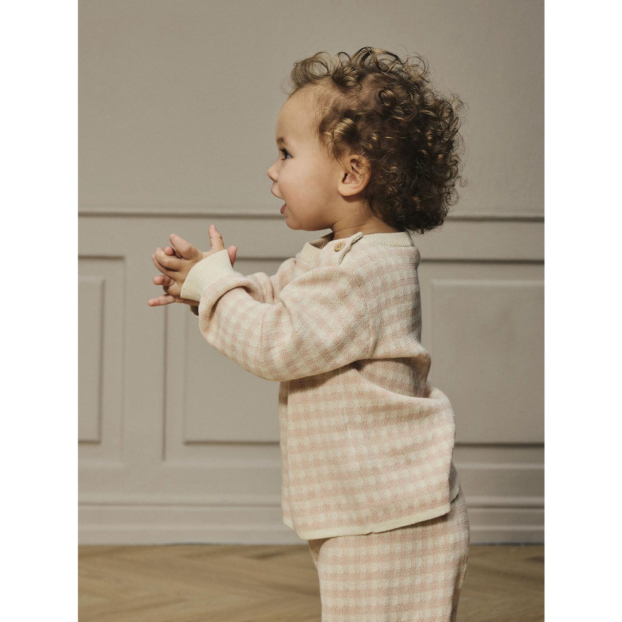 Lil'Atelier Cameo Rose Nbfnadie Ls Loose Strik Lil