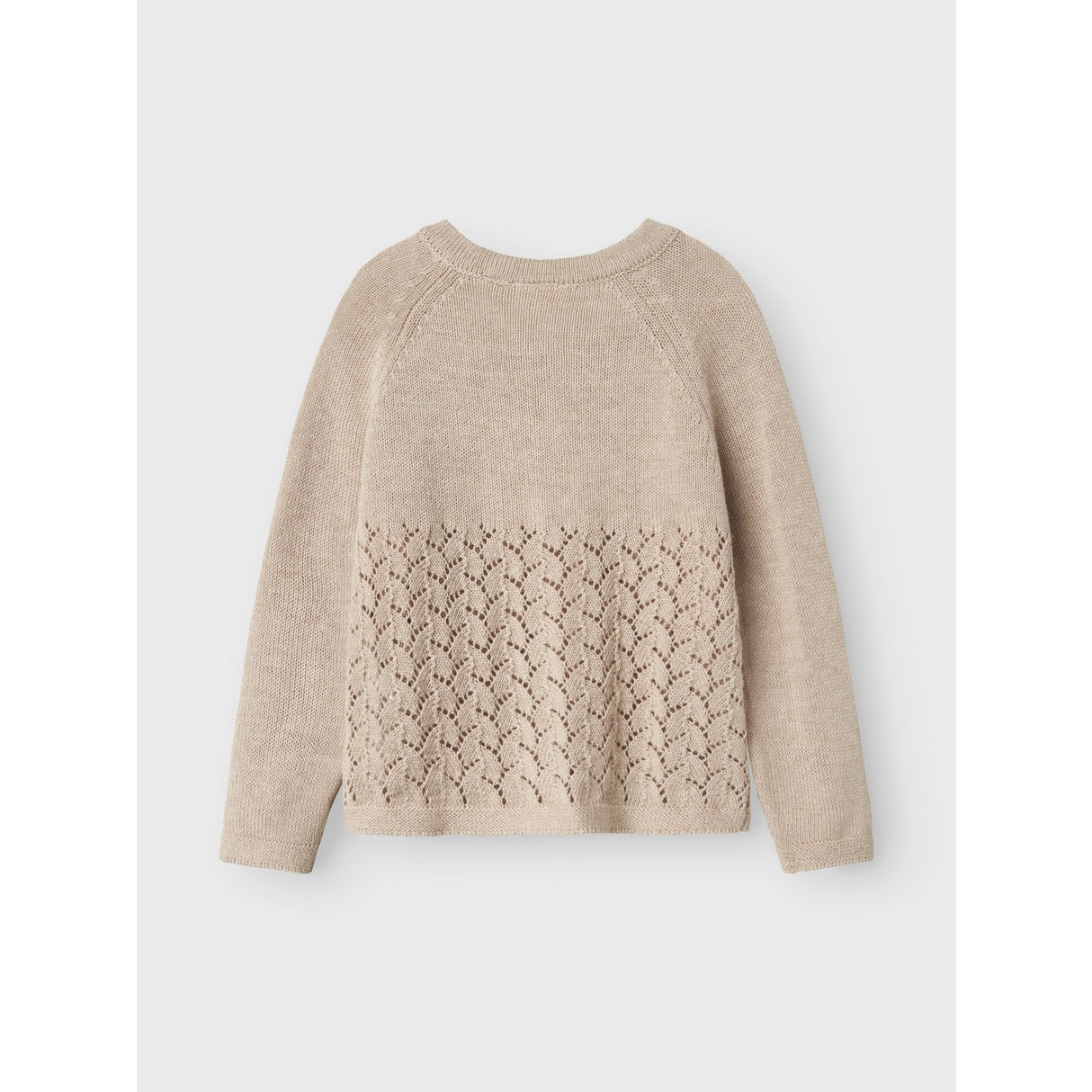 Lil'Atelier Pastel Parchment Melange Nmfolga Ls Strik Card Lil