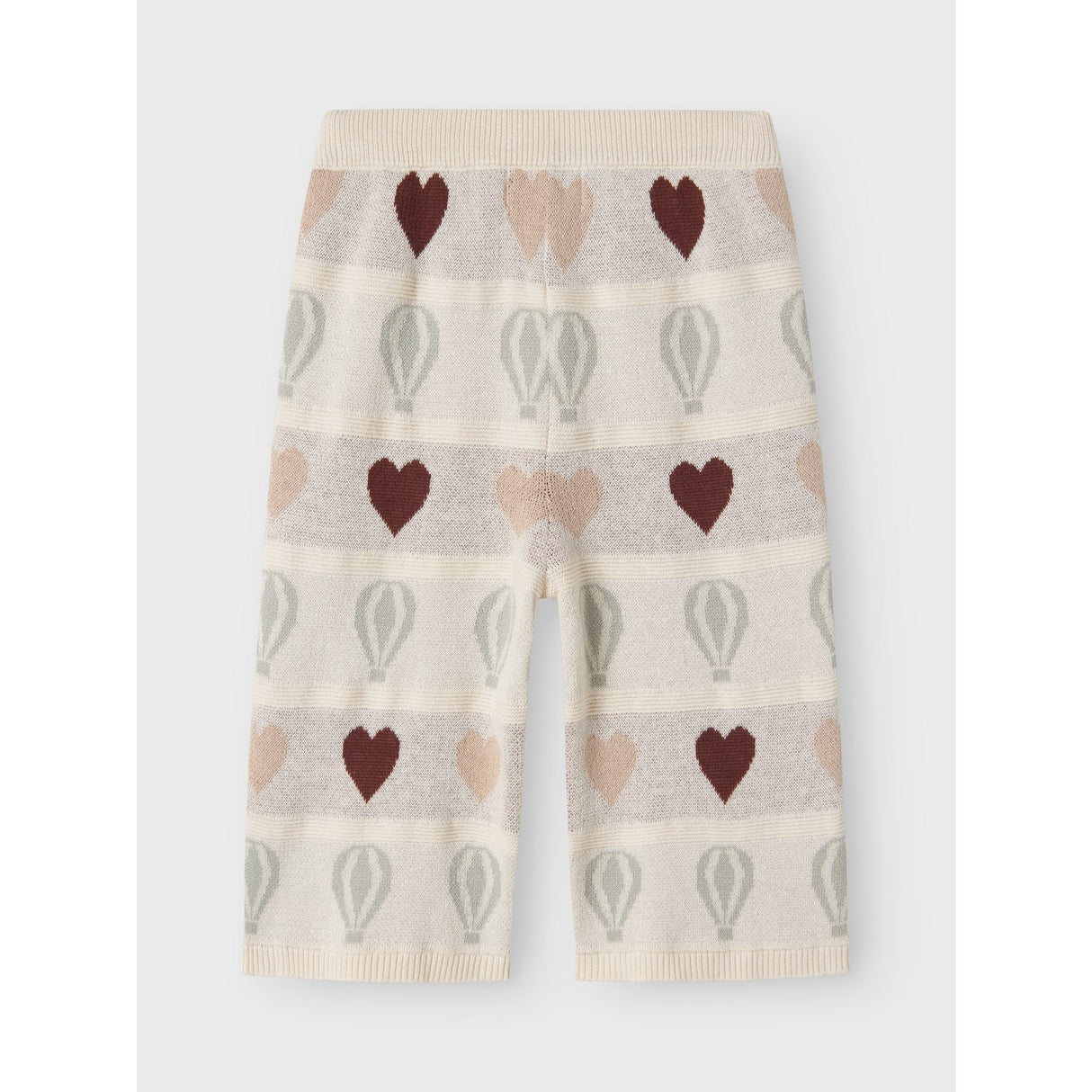 Lil'Atelier Pastel Parchment Nmflamai Wide Strik Ancle Bukser Lil