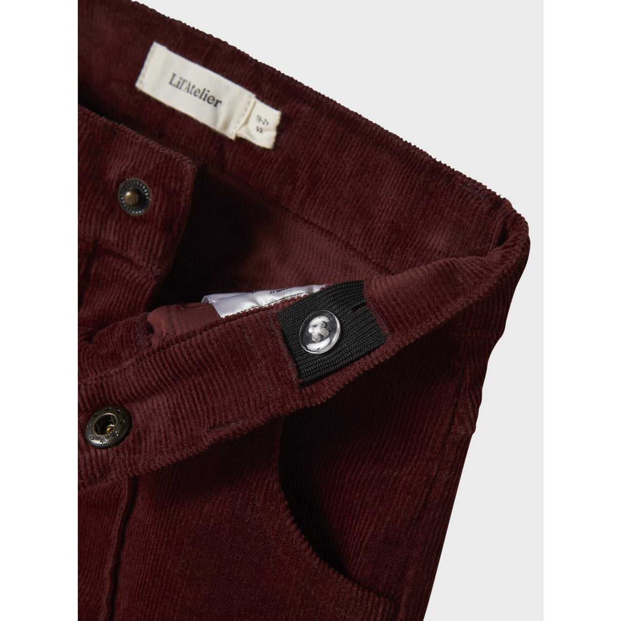 Lil'Atelier Hot Chocolate Nmfobert Cord Wide Bukser 4122-Hg Lil