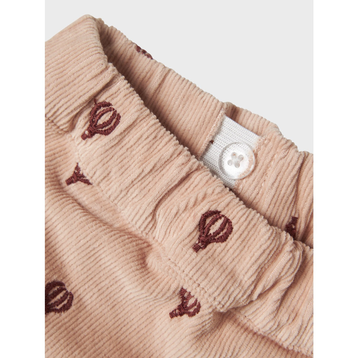 Lil'Atelier Cameo Rose Emb Nmfnelly Cord Straight Bukser 4945-Hc Lil