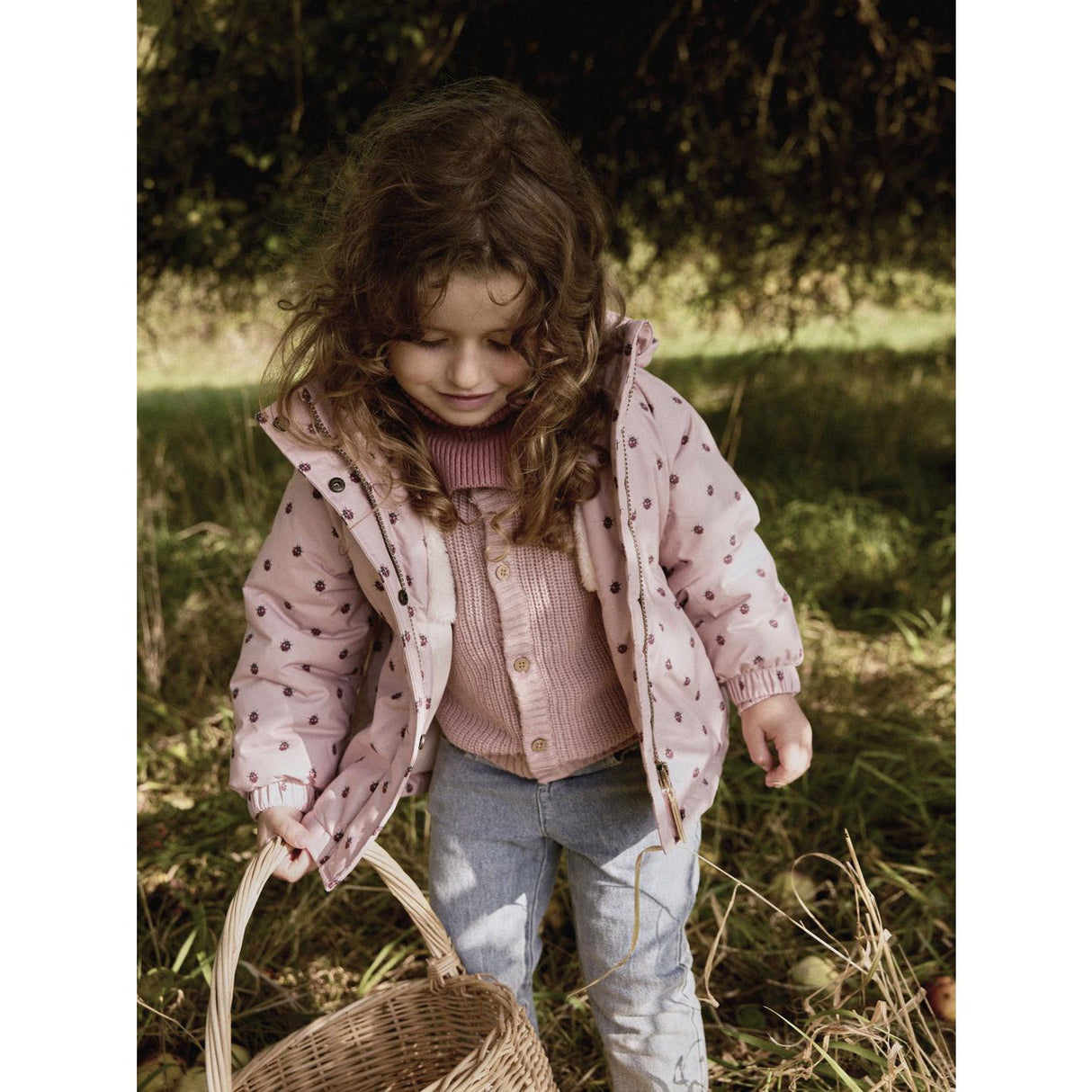 Lil'Atelier Misty Rose Nmflasnow05 Jkt Aop Fo Lil