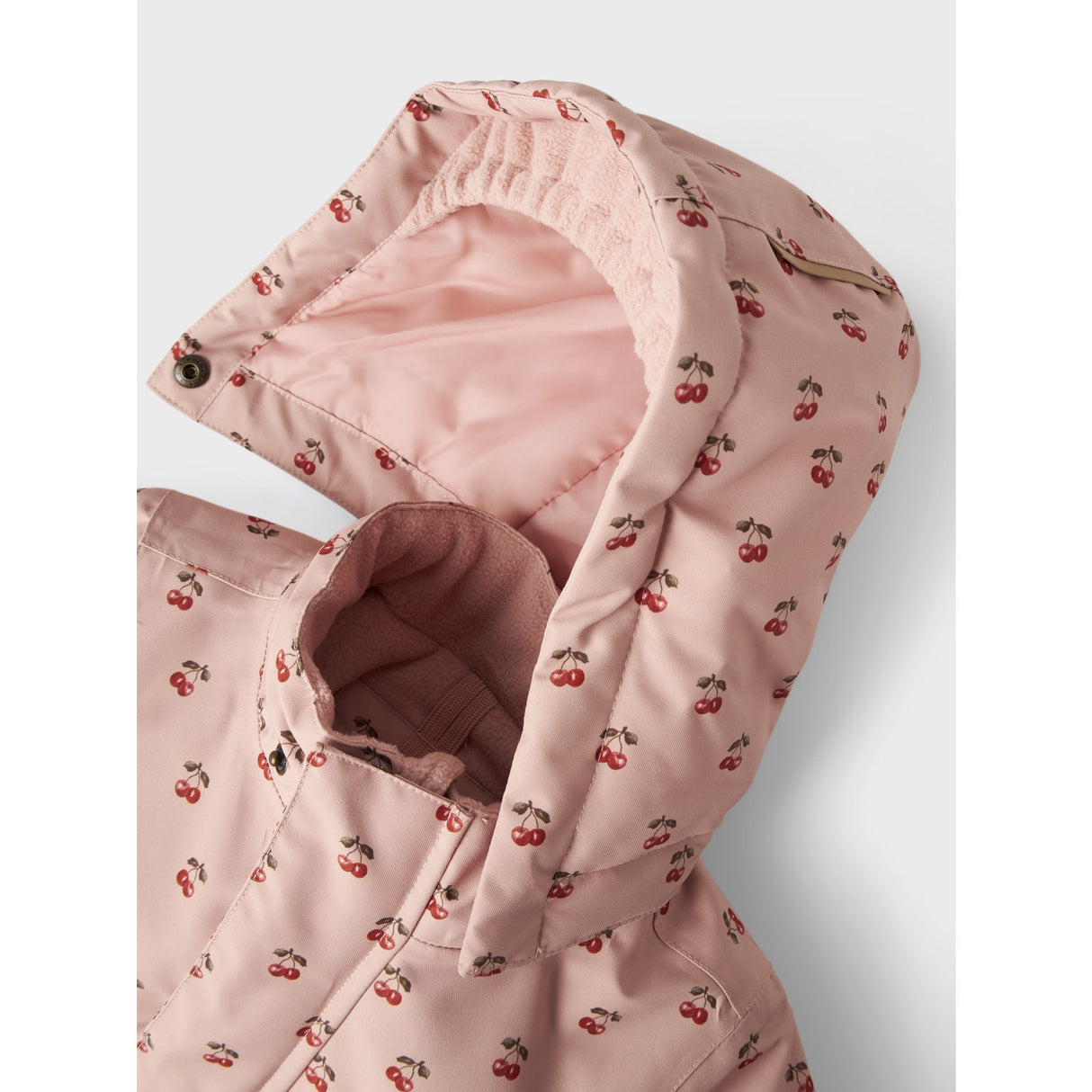 Lil'Atelier Misty Rose Cherry Nmflasnow10 Jkt Fo Aop1 Lil