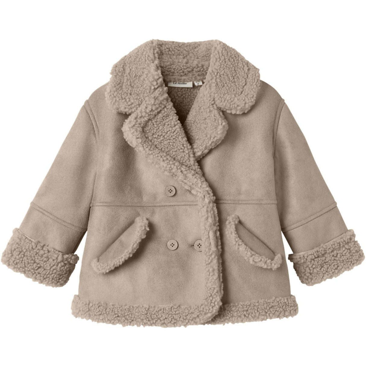 Lil'Atelier Oxford Tan Nmnnester Oversized Jkt Lil