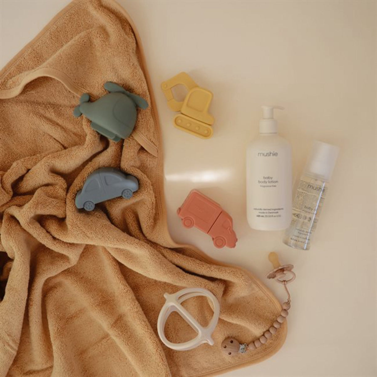 Mushie Vehicles Badelegetøjssæt - 4 Pak