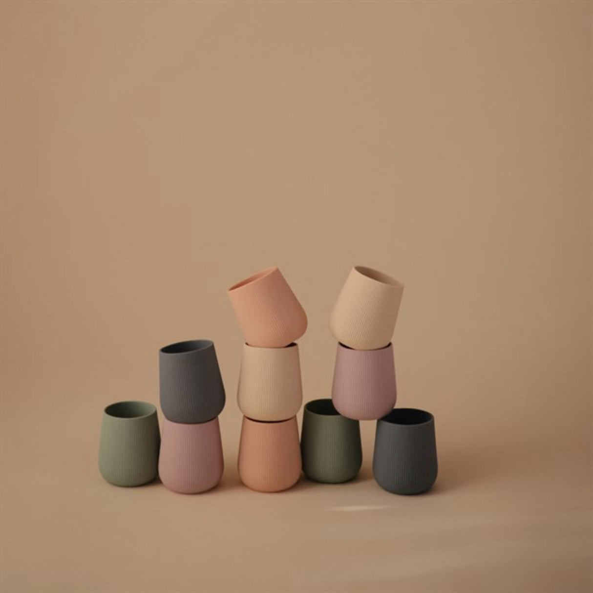 Mushie Blush Silicone Starter Kop