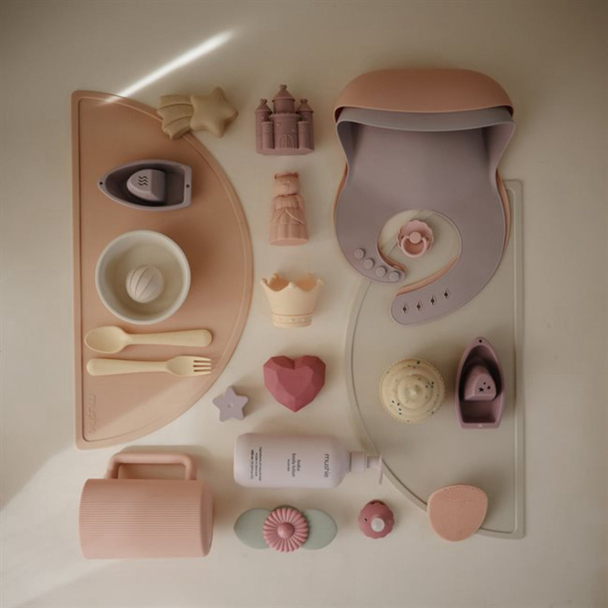 Mushie Princess Badelegetøjssæt 4-Pak