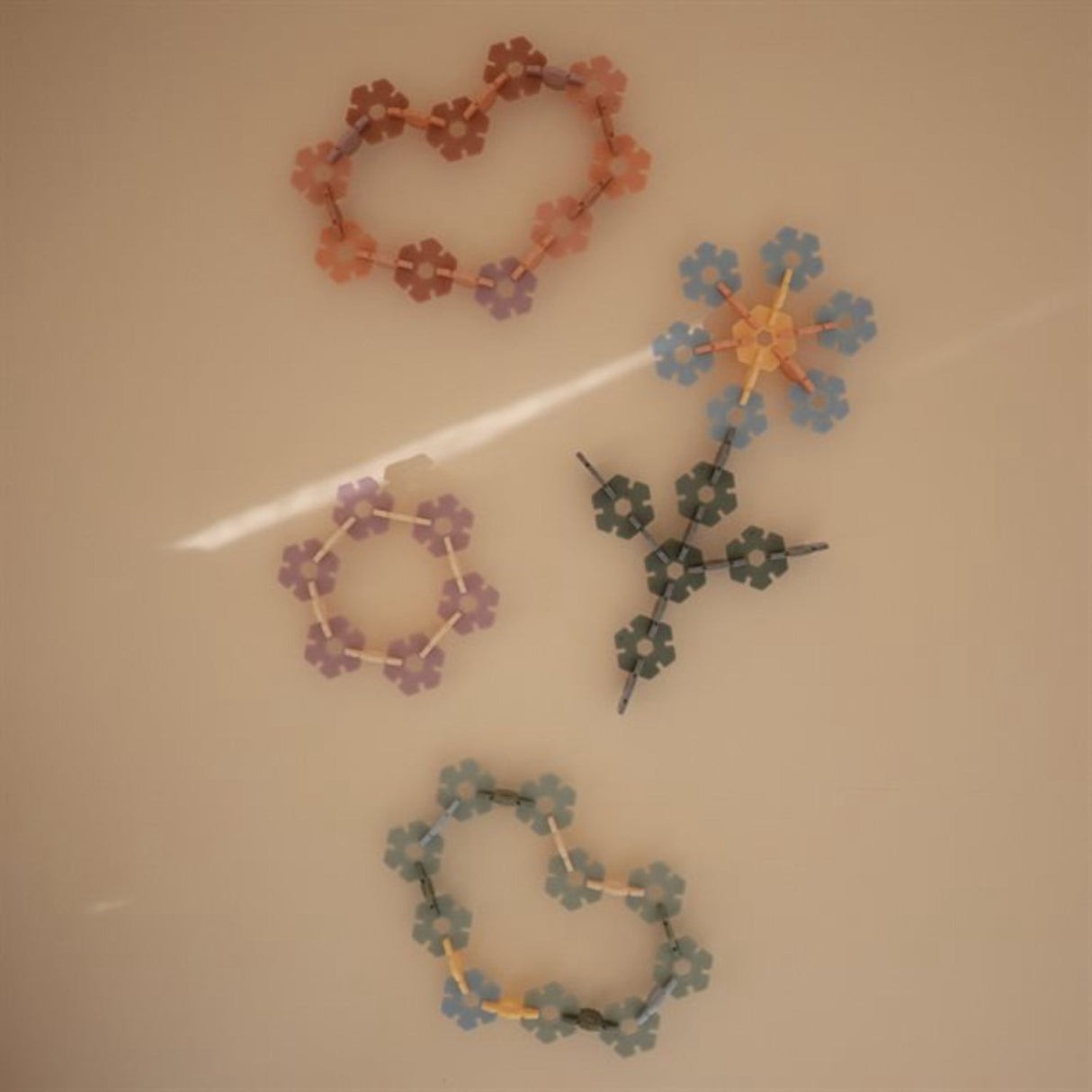 Mushie Multi HEX Connect Konstruktionslegetøjssæt