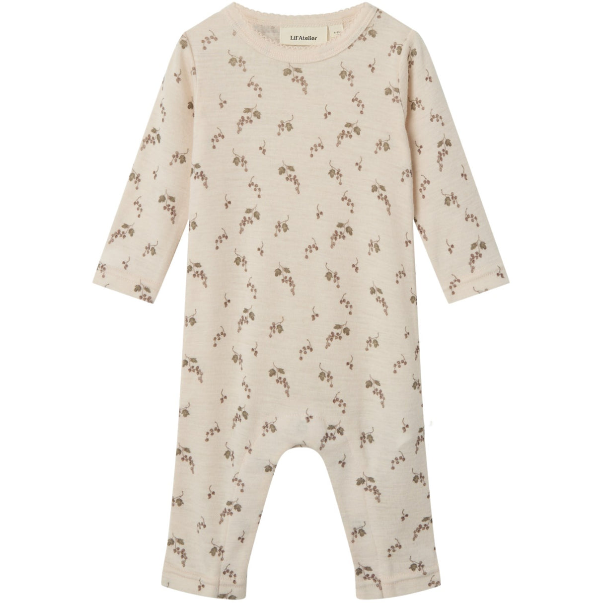 Lil'Atelier Morganite Berry Nbfnoel Nia Uld Ls Slim Dragt Lil