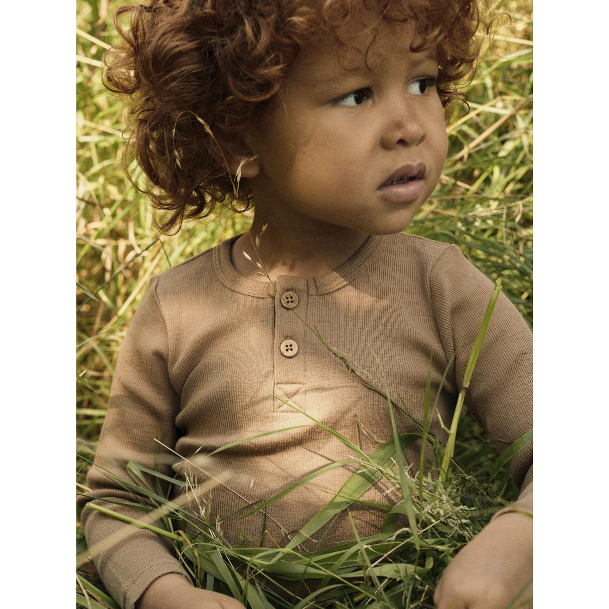 Lil'Atelier Tigers Eye Nmnnoel Neb Uld Ls Slim Top Lil