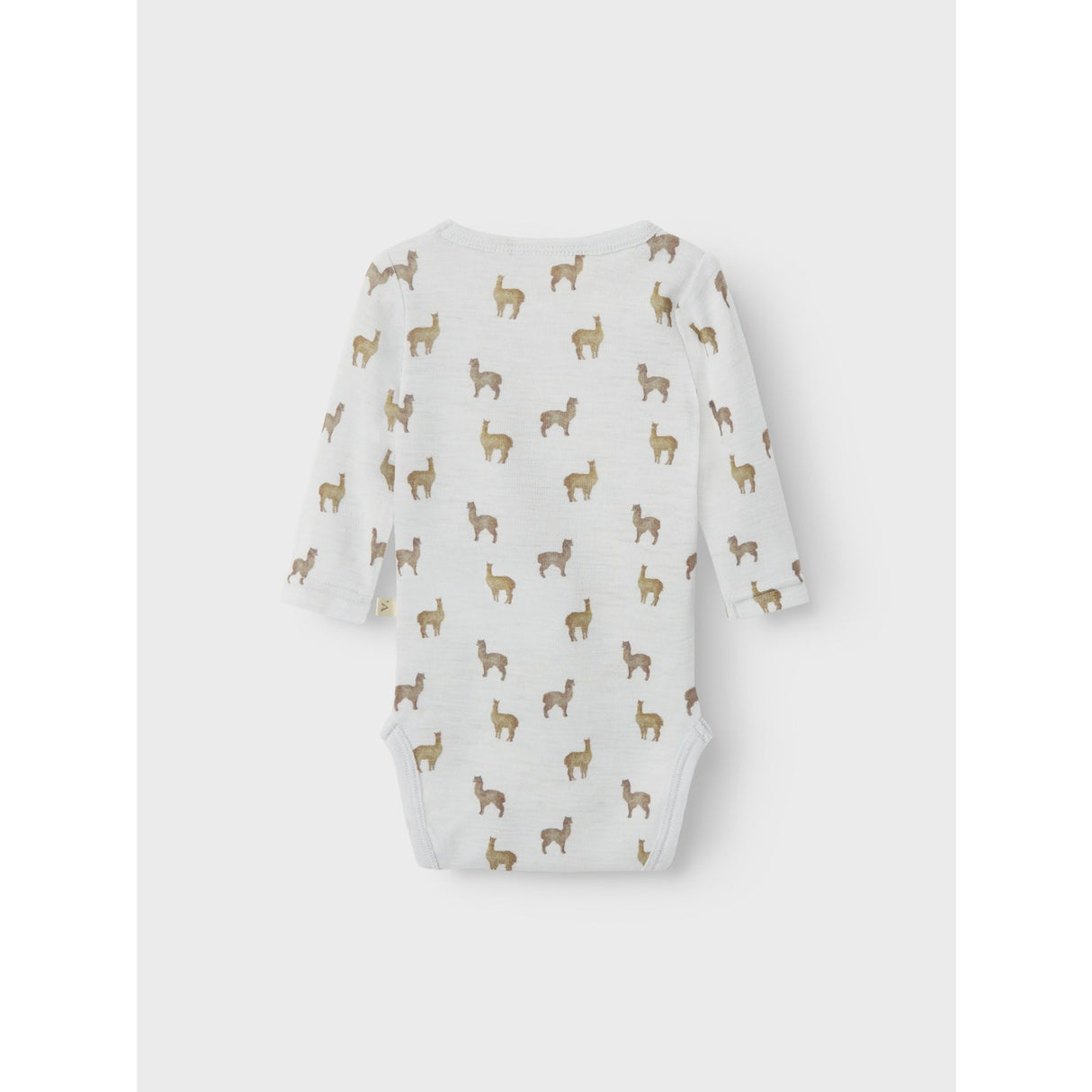 Lil'Atelier Gray Dawn Lama Nbmnoel Nor Uld Ls Slim Body Lil