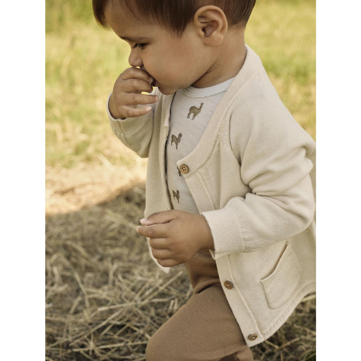 Lil'Atelier Gray Dawn Lama Nbmnoel Nor Uld Ls Slim Body Lil