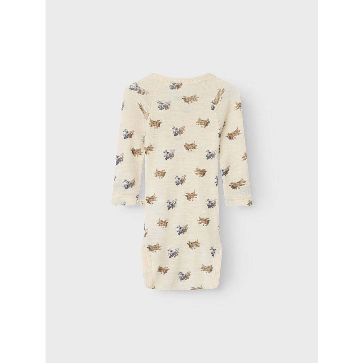 Lil'Atelier Turtledove Melange Nbmnalu Wo/Mo Ls Slim Body Lil Noos