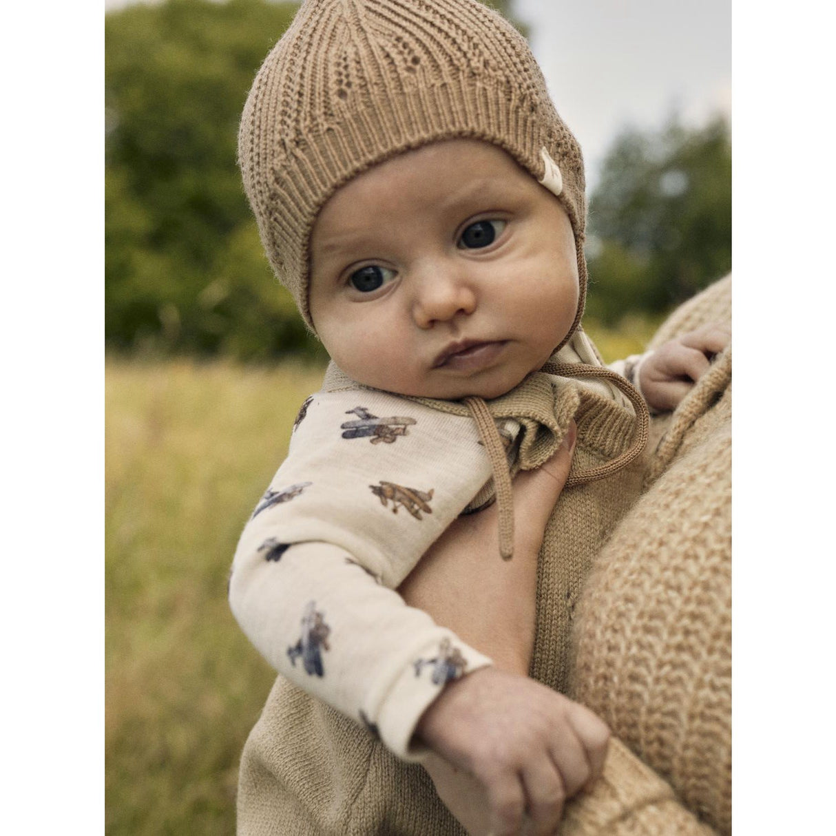 Lil'Atelier Turtledove Melange Nbmnalu Wo/Mo Ls Slim Body Lil Noos