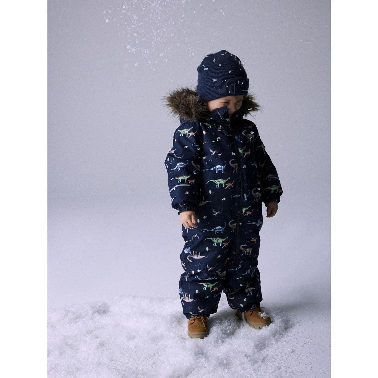 Name It Dark Sapphire Dino Earth Nmmsnow10 Dragt Aop Fo Noos