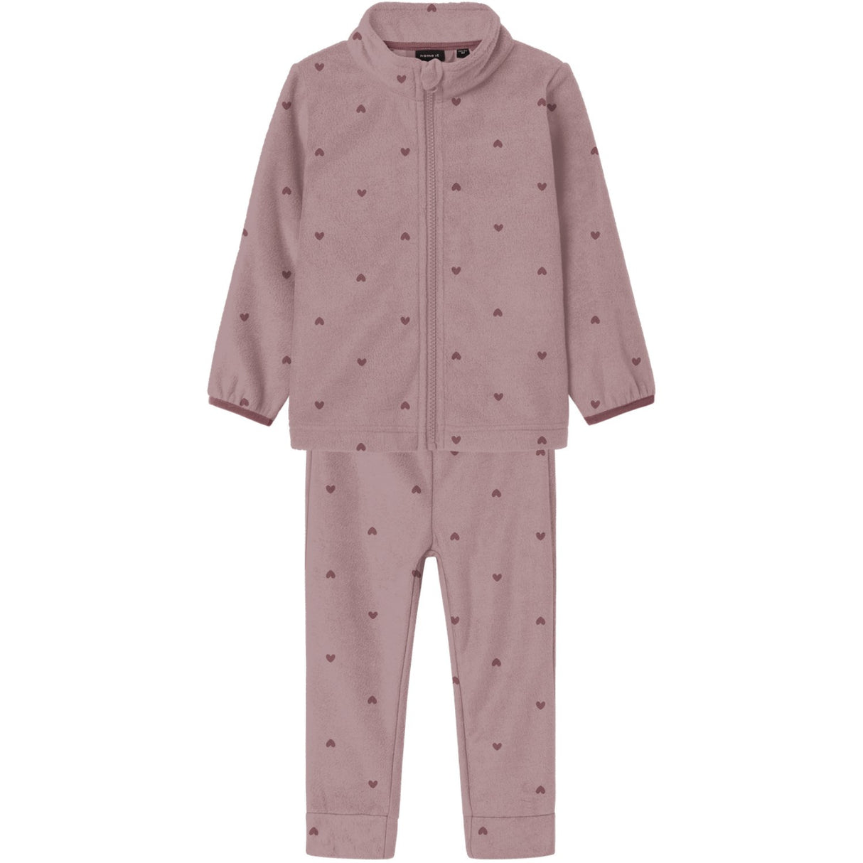 Name It Woodrose Nmnspektra Fleece Sæt Aop Fo