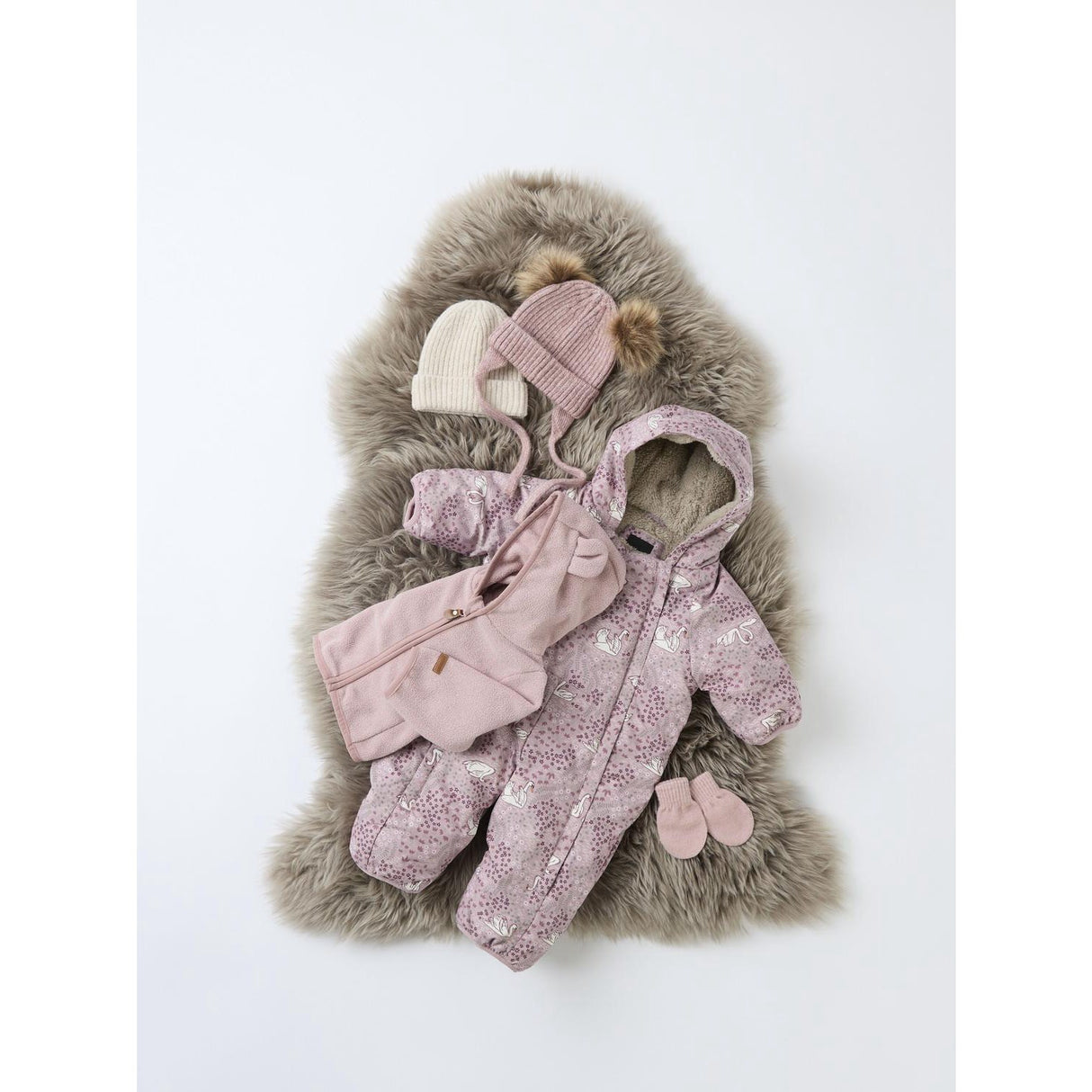 Name It Woodrose Nbnmeeko Fleece Jakke Melange