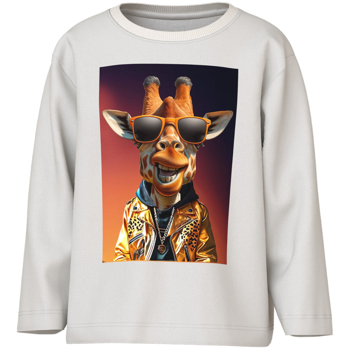 Name It Cloud Dancer Giraffe Nmmvoto Ls Nreg Top