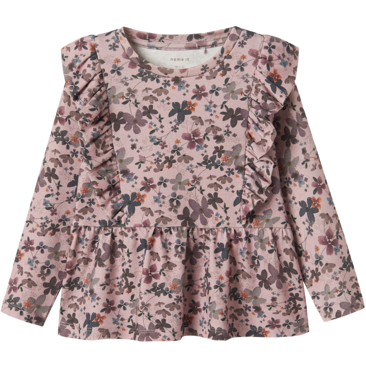 Name It Burnished Lilac Nmfnaline Ls Top