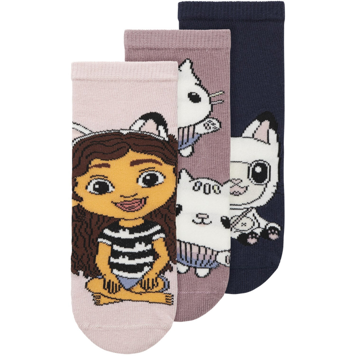 Name It Burnished Lilac Nmfsesara Gabby 3-Pak Strømper Sky