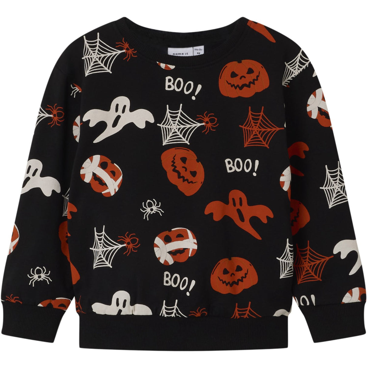 Name It Black Nmnopal Nreg Sweat Box Bru