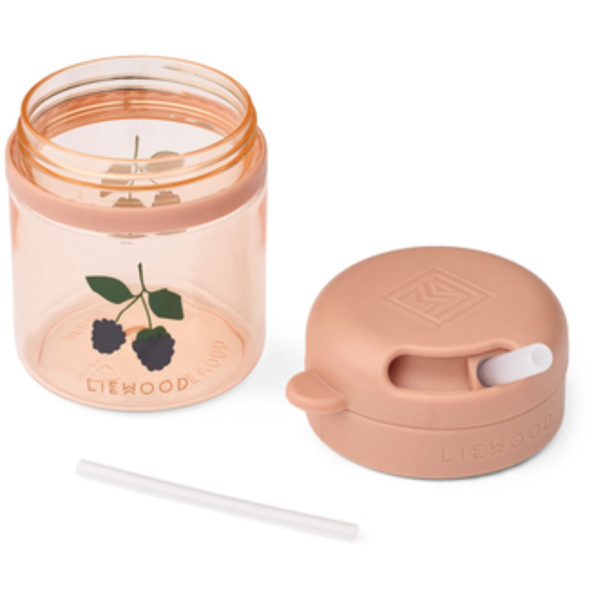 LIEWOOD Berry / Pale Tuscany Pavia Tritan Sugerør Kop 280ml