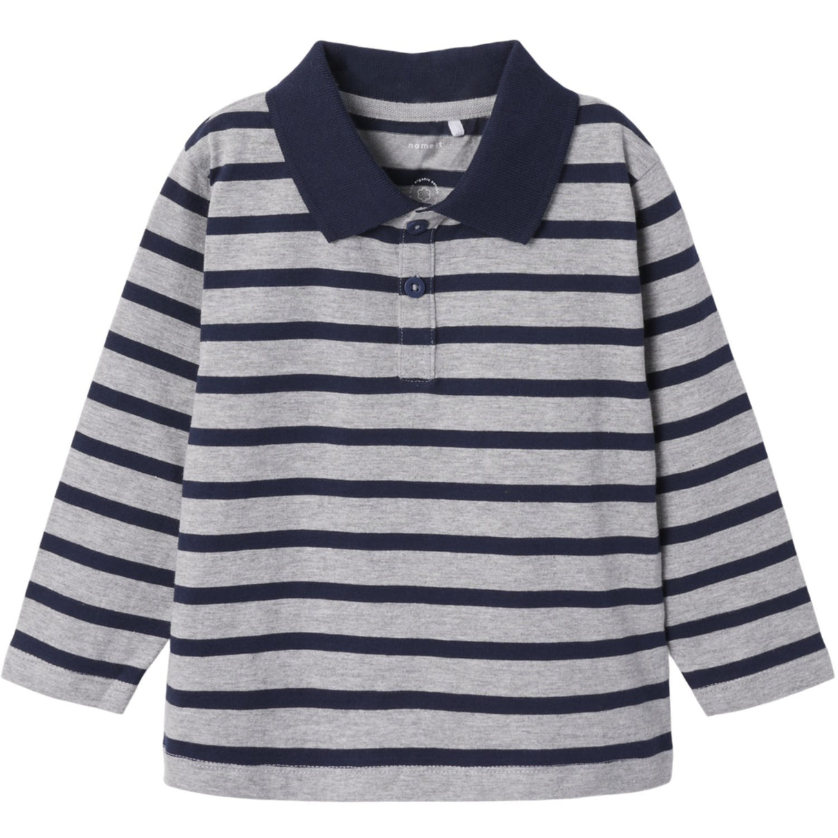 Name It Grey Melange Nmmotis Ls Nreg Polo