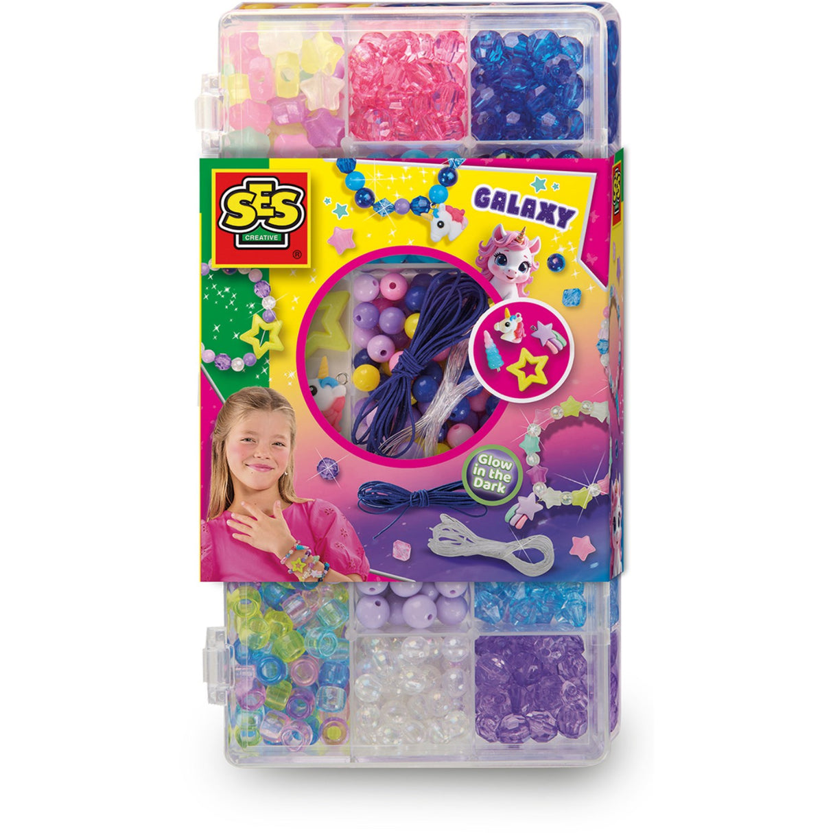 SES Creative Smykkesæt Galaxy Perler