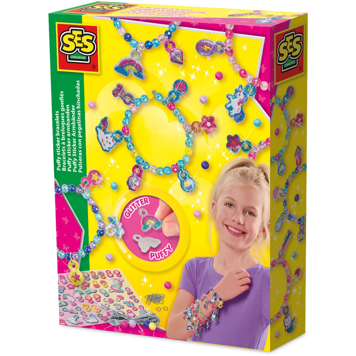 SES Creative Lav Dine Egne Armbånd Puffy Stickers