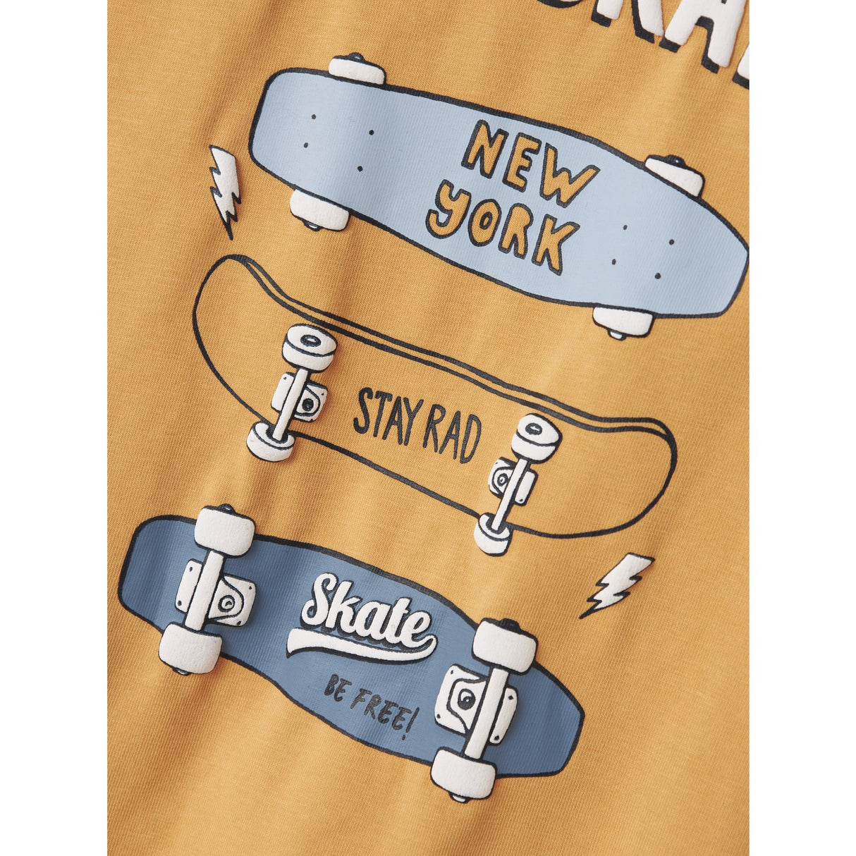 Name It Gold Earth Skateboards Nmmvux Ss Top