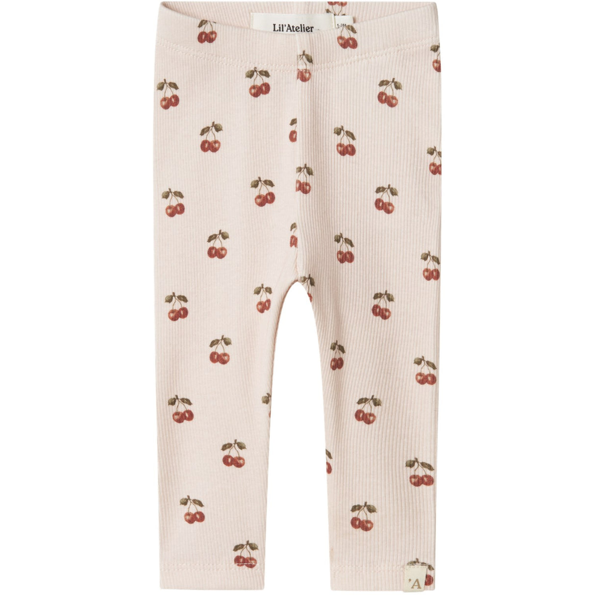 Lil'Atelier Silver Peony Cherry Nbflavo Elf Slim Leggings Lil Noos