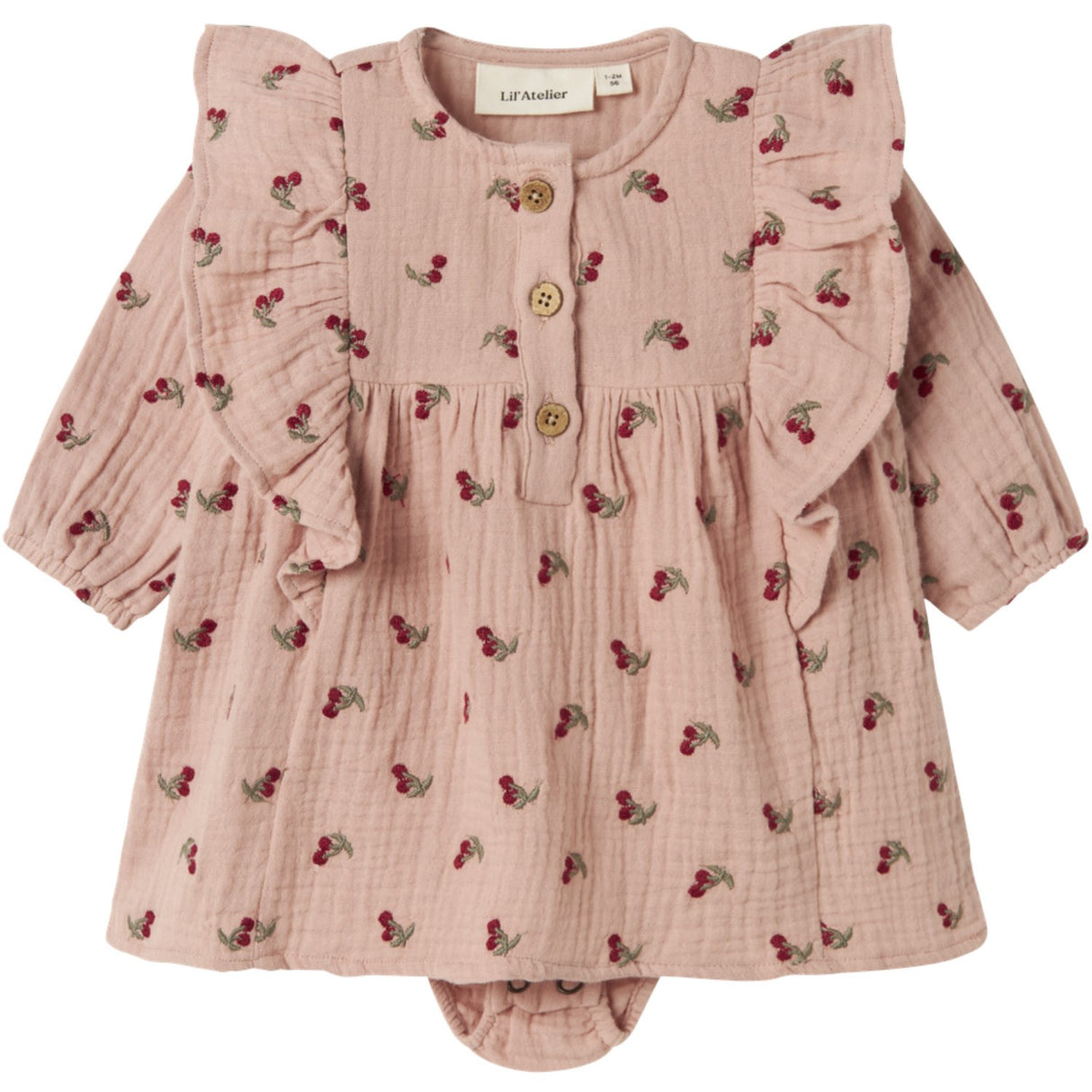 Lil'Atelier Misty Rose Nbfkoala Ls Loose Body Kjole Lil
