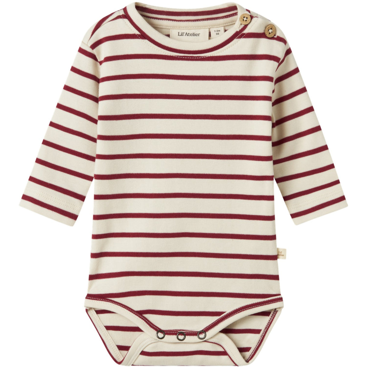 Lil'Atelier Turtledove Red Dahlia Nbflimia Ls Body Lil