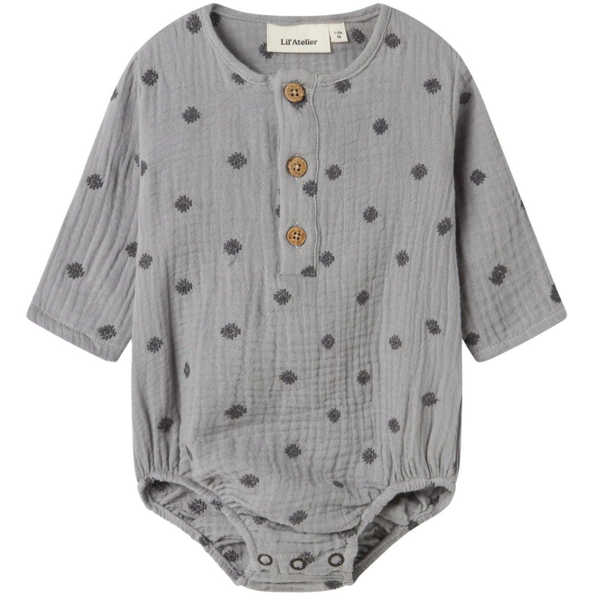 Lil'Atelier Ultimate Grey Nbmkoala Ls Loose Skjorte Body Lil