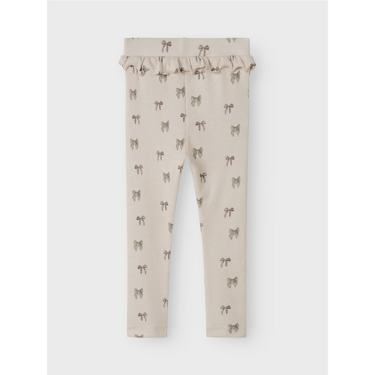 Lil'Atelier Silver Peony Bow Nmfgavo Efi Slim Leggings Lil Noos