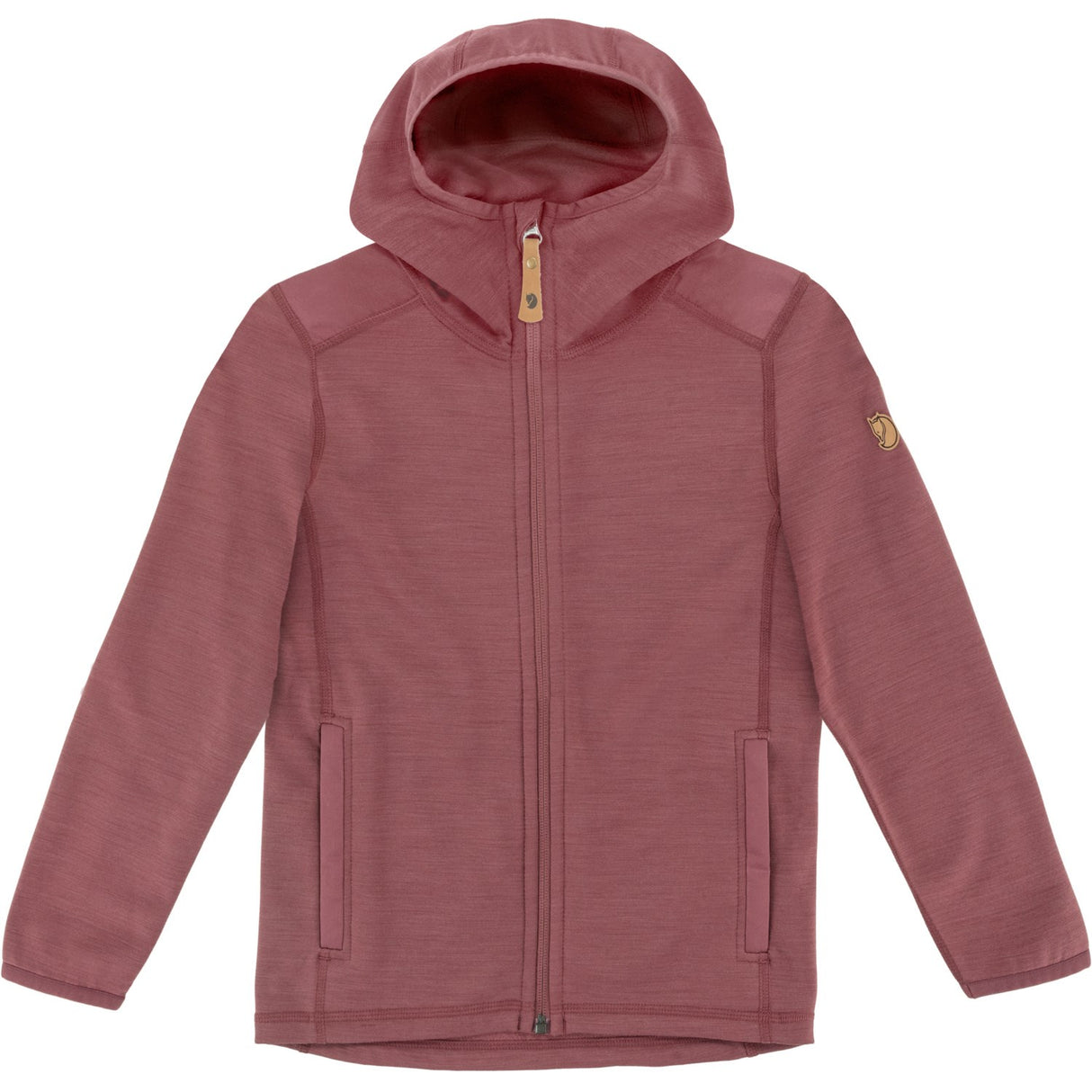 Fjällräven Mesa Purple Kids Keb Fleece Hættetrøje