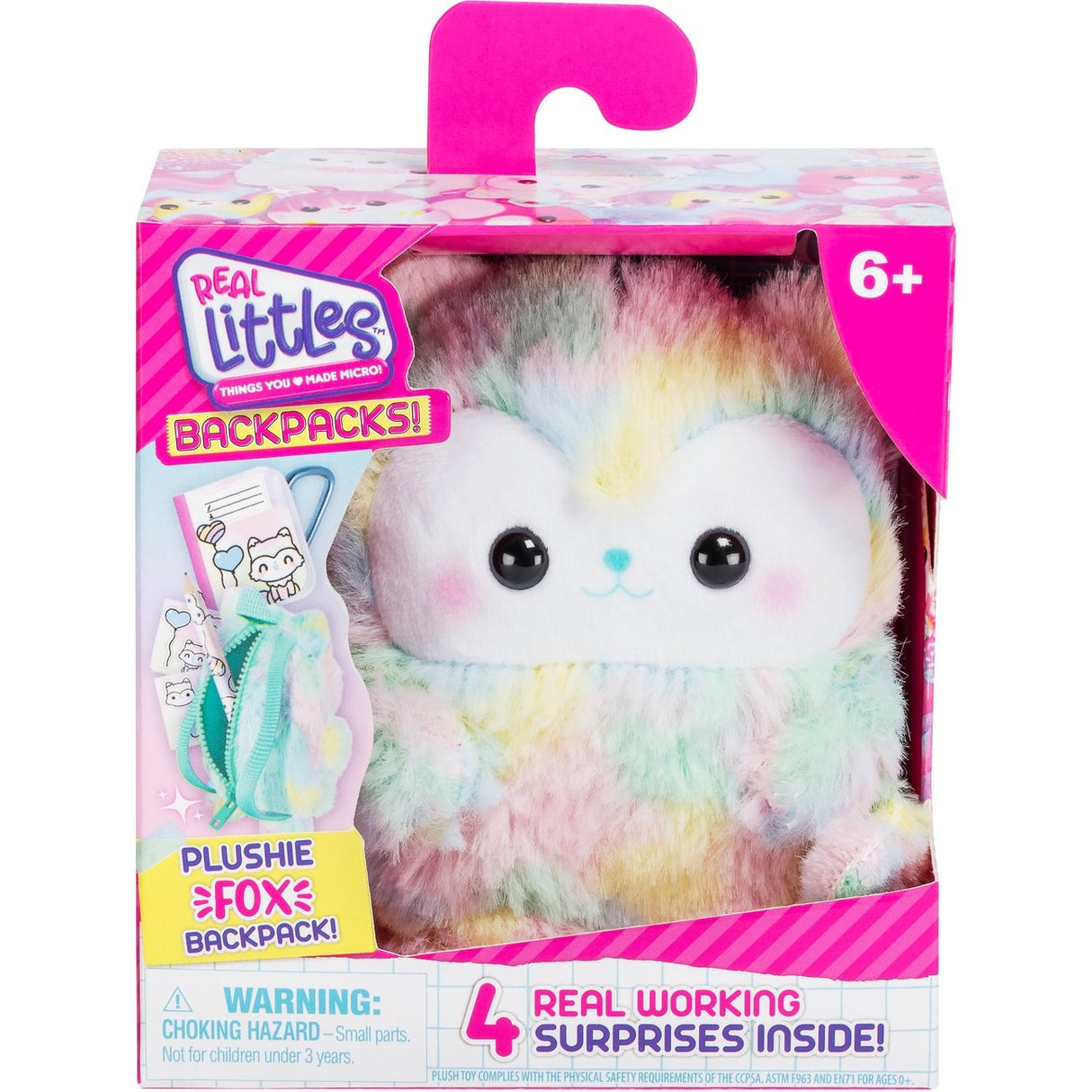 Real Littles Rygsæk Plysven Ræv